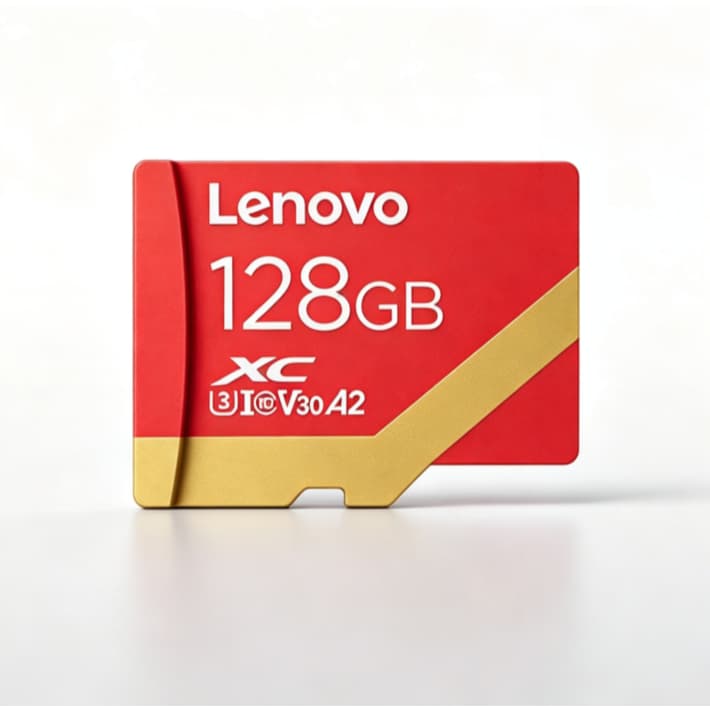 Novo Lenovo 128GB Cartão De Memória Micro SD C10 A2 V30 4K Vigilância Vídeo E Câmera Esportiva De Alta Velocidade