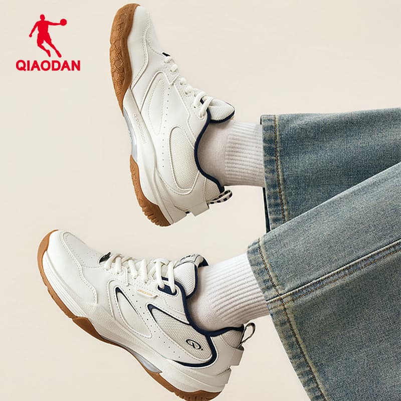 Qiaodan Original 2.0 Sapatos Casuais Femininos Esportivos Tênis De Couro À Prova Dwaterproof Água Estudante QXL042264404