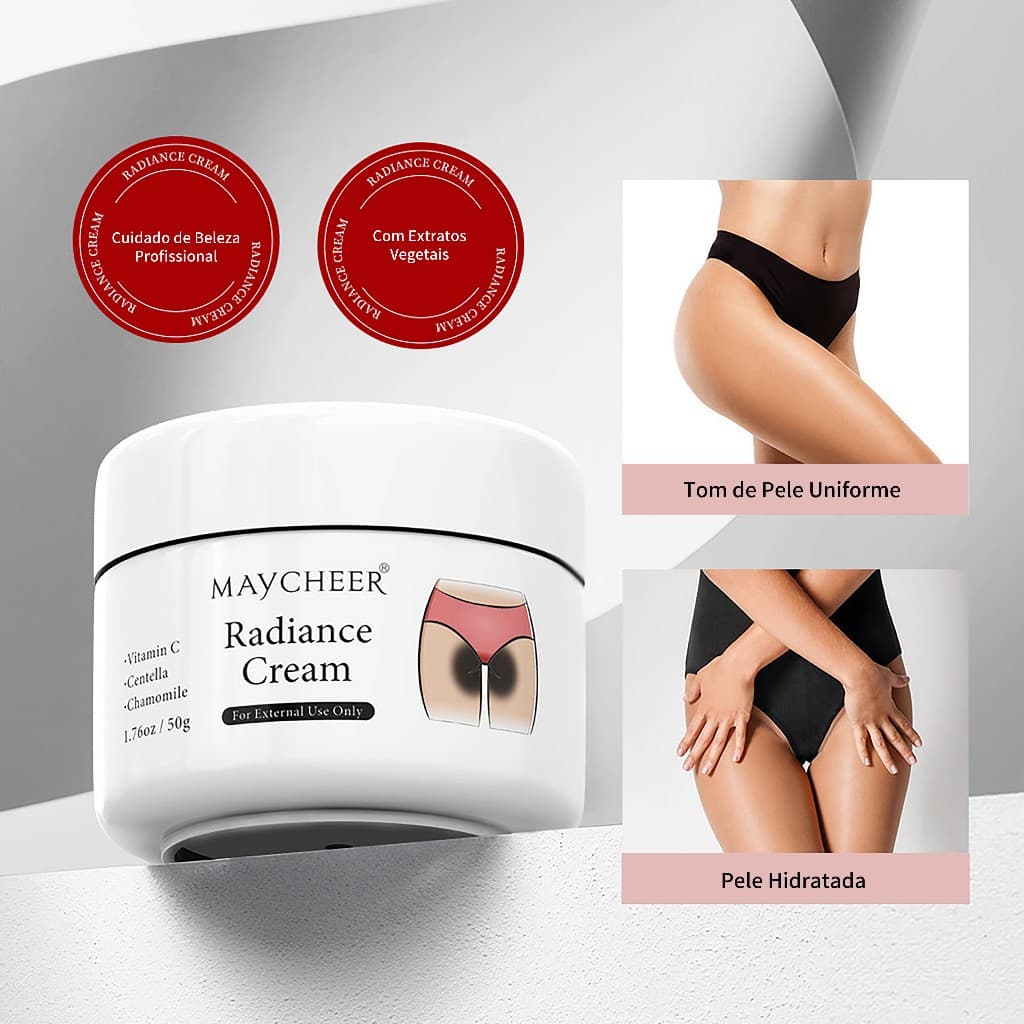 Creme Clareador Áreas Íntimas - Natural Suave Axilas e Virilha 50g