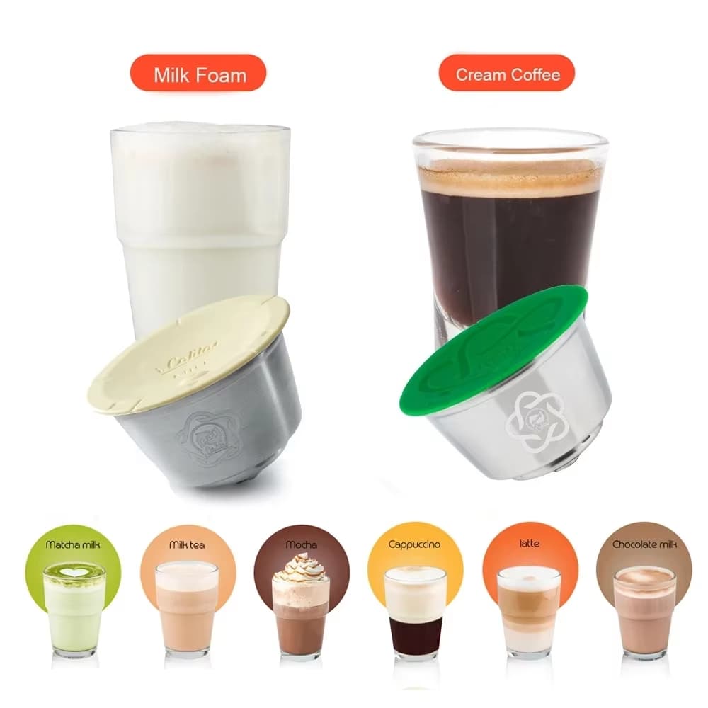 Cápsulas De Café Dolce Gusto Reutilizáveis De Aço Inoxidável Recarregáveis Para Máquinas Nescafé