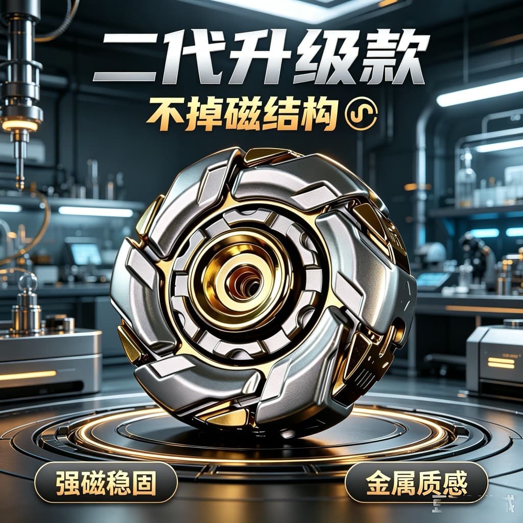 Top De Ponta Do Dedo Fidget 08 Atualizado De Segunda Geração | Este Brinquedo Todo Em metal Para Aliviar O Estresse Apre