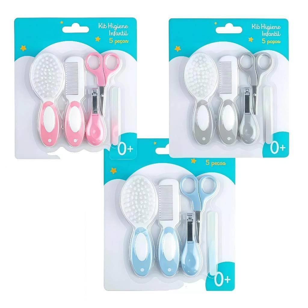 Kit Higiene 5 Peças Bebe Unha