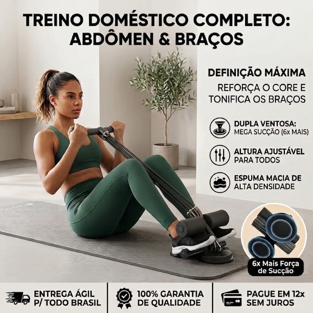 Dispositivo Abdominal Com Ventosa | Âncora De Pés Para Exercícios , Equipamento De Ginástica Doméstica De Sucção Forte