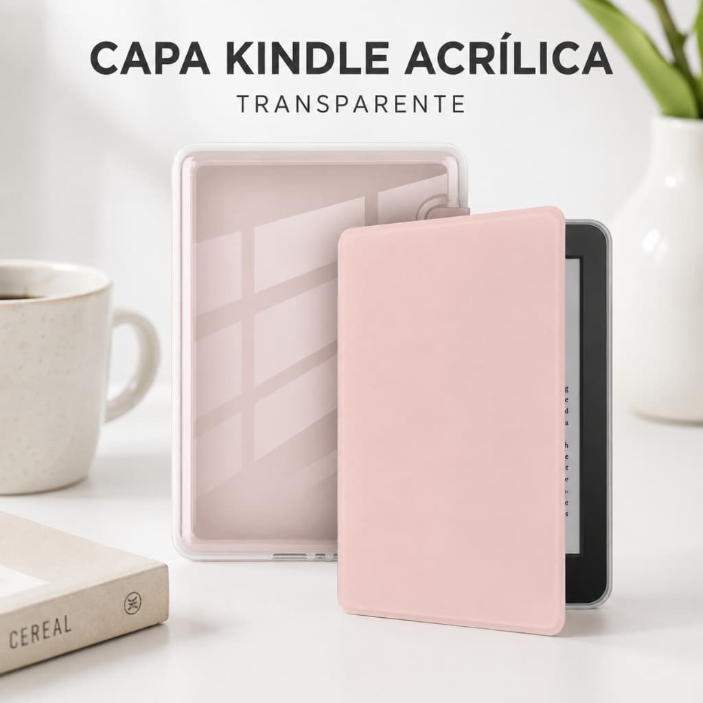 Capa Acrílico Para Kindle 11ª/12ª Geração 6 Polegadas C2V2L3/RS23CV 2022/2024