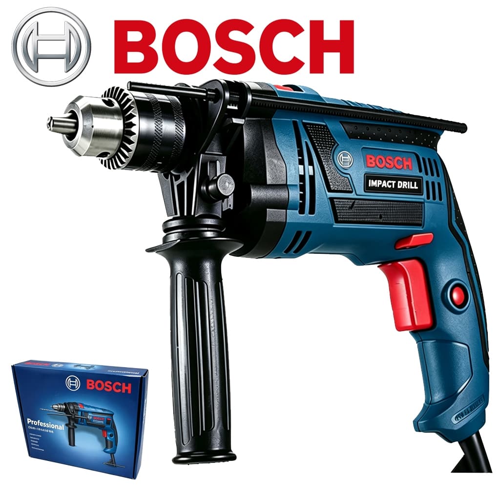 Furadeira de Impacto  Bosch GSB 16RE de Potência Para perfuração de concreto, madeira e metal