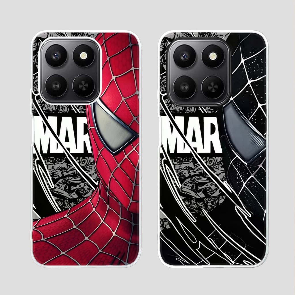 Anime Vermelho E Preto Caso Do Homem-Aranha Para Honra X7A X7B X7C X7D X6B X6C X6D X5C Plus Embalagem Legal Marvel Super