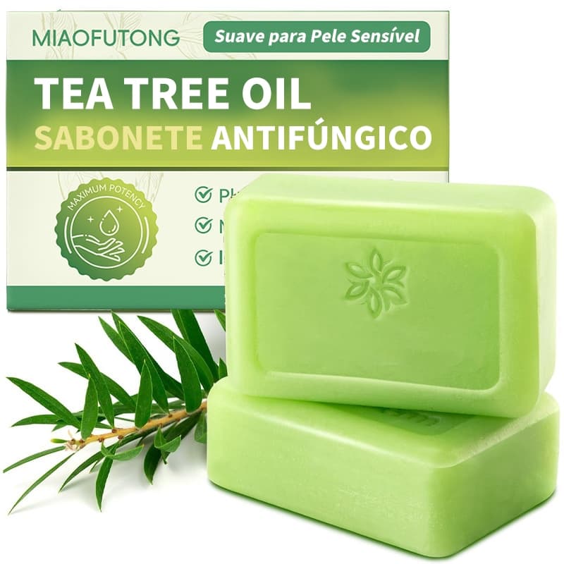 Sabonete Hidratante de Melaleuca Antibacteriano - Limpeza Suave Corpo e Rosto
