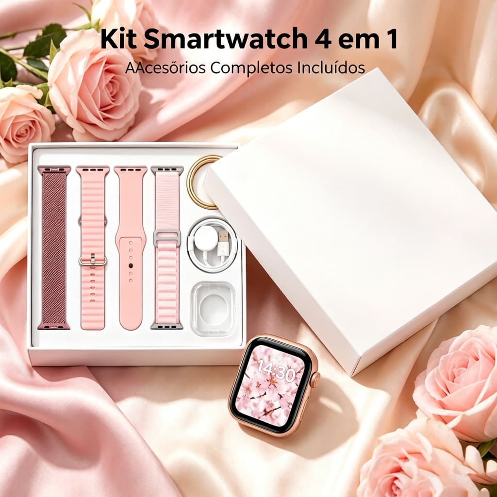 OneEscolha Smartwatch Design Elegante Monitor De Freqüência Cardíaca Passos De Sono Compatível Com iPhone Android Navio