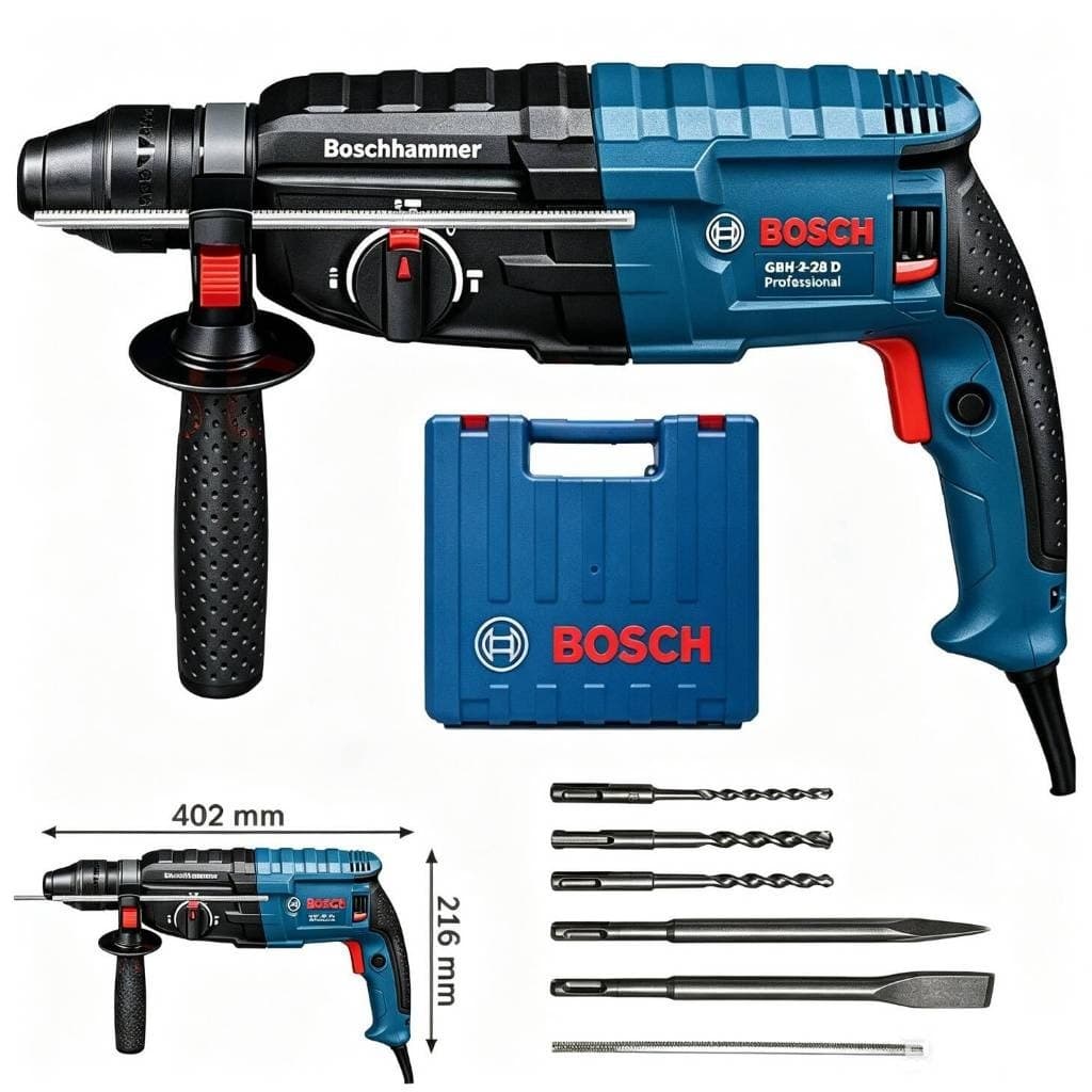 Bosch Furadeira De Impacto Martelete Rotativo Rompedor 1560W furadeira parafusadeira Oferecer a carcaça Bosch