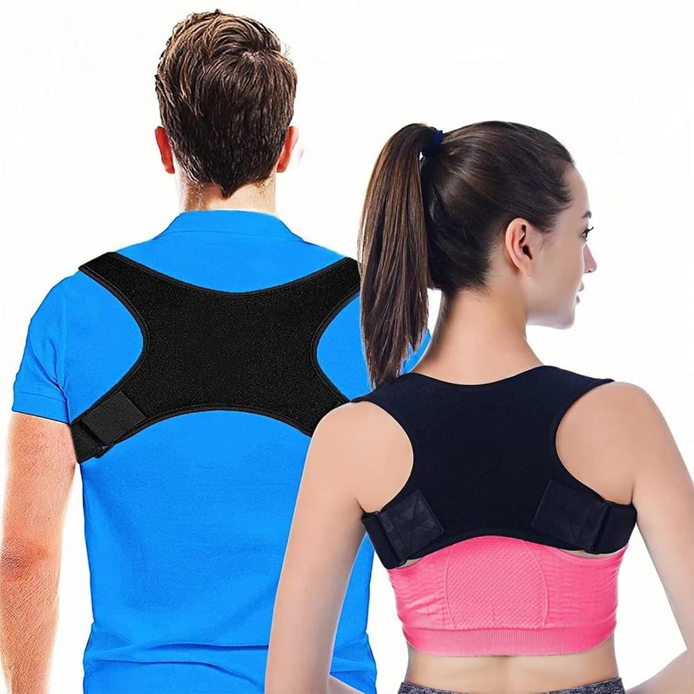 Cinto De Correção De Costas Para Mulheres E Homens Melhora A Postura Correta Corcunda Curvada Invisível Sob Roupas Ajust