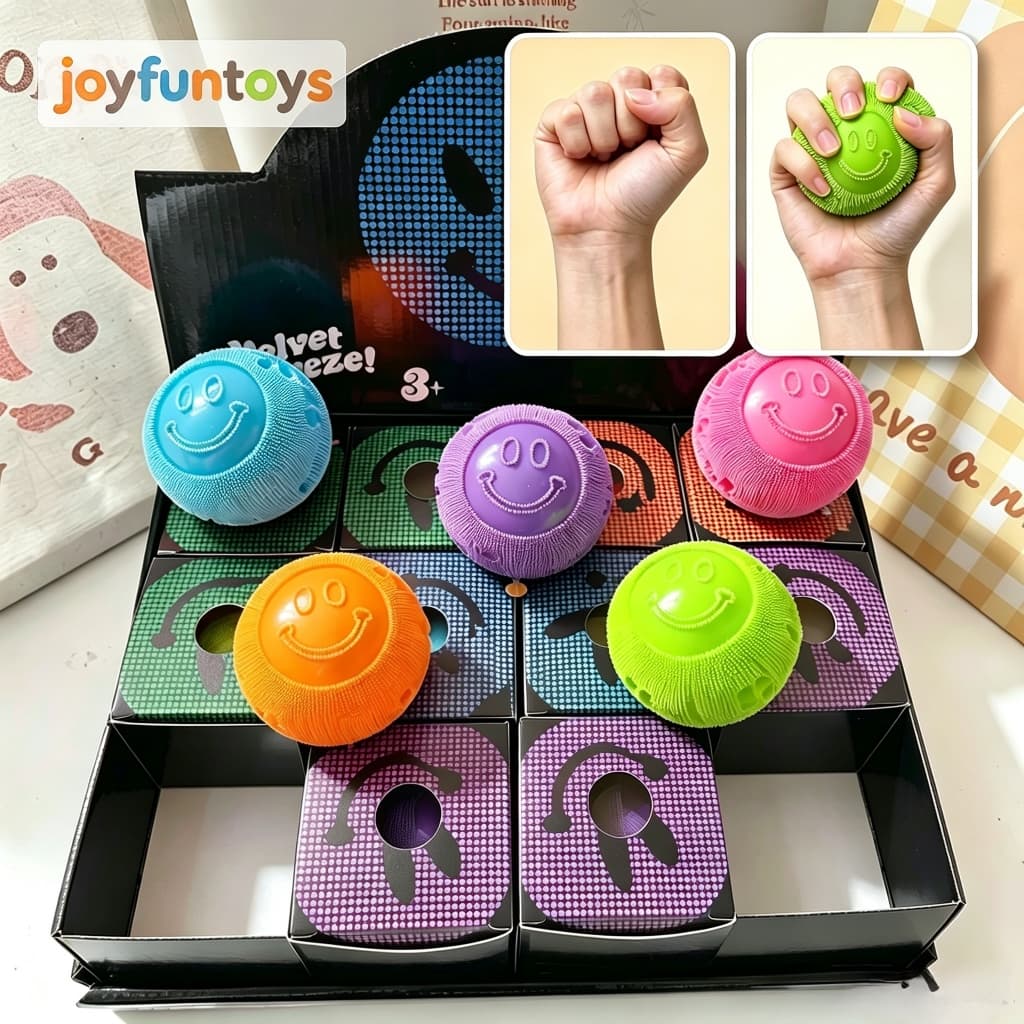 Smiley Face Flower Pelúcias Squishy Toys Squishies Bolas de Espuma Squeeze-Squeeze Alívio Do Estresse Jogar Relaxament