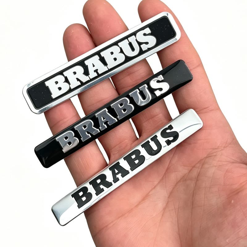 Adesivo Decorativo De Emblema De Carro Com Logotipo De Letra BRABUS ; Versátil Para Modificação material Metálico De Alt