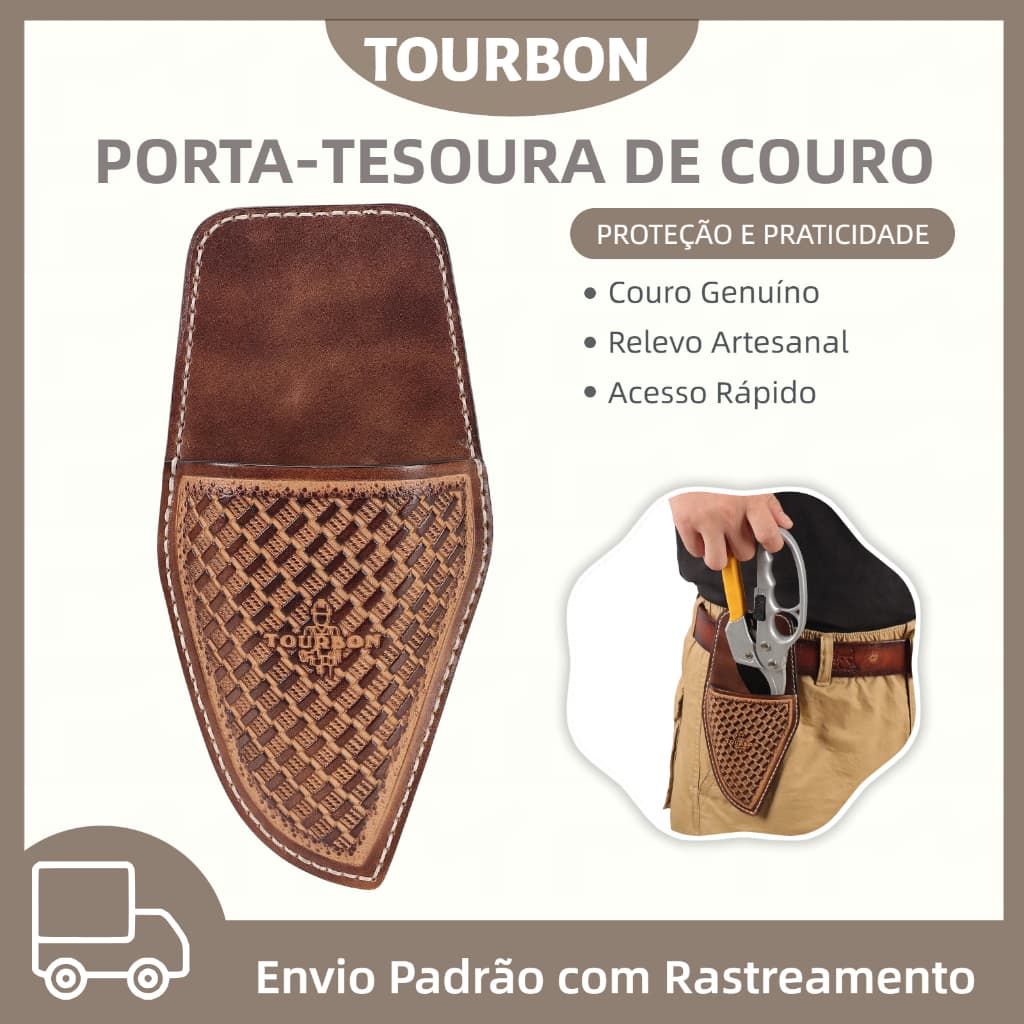 Tesoura De Poda De Couro Torbon , Cesta De Bainha , Jardim , Coldre , Bolsa De Podador , Serve Para Cintos De Até 5cm