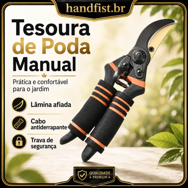 Tesoura De Poda Galhos Com Multiplicador De Força Aço Carbono