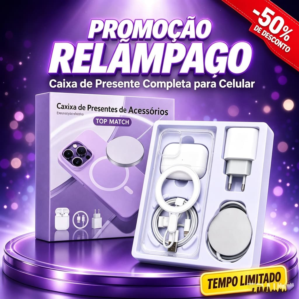 Combinação De Carregador Magnético 5 Em 1 Para iPhone : Almofada De Carregamento Sem Fio , Cabo USB-C , Capa De Telefone