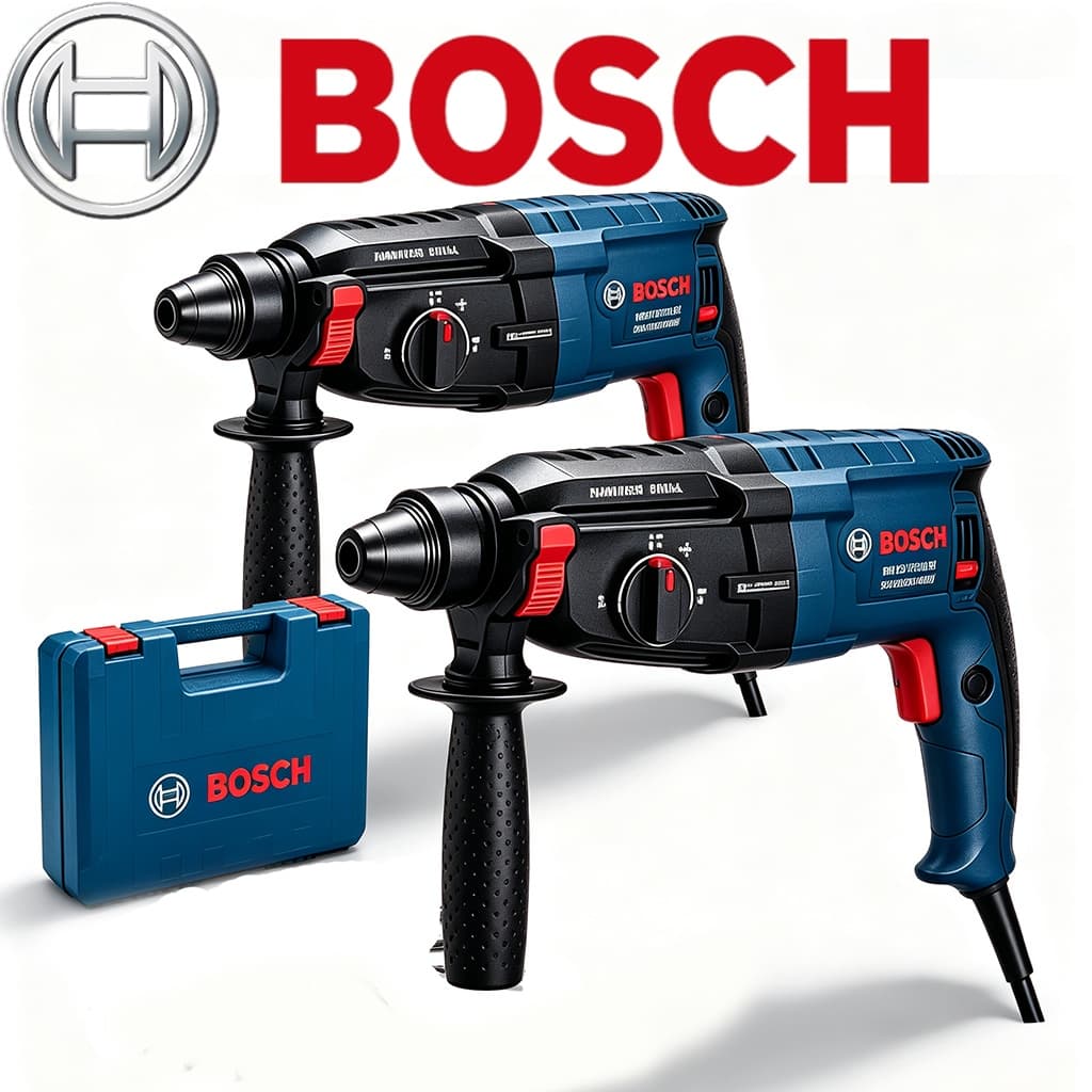 Bosch Martelete Rotativo Rompedor 1500w GBH2-28D 2,7J SDS Furadeira De Impacto Potente com Maleta completa Original