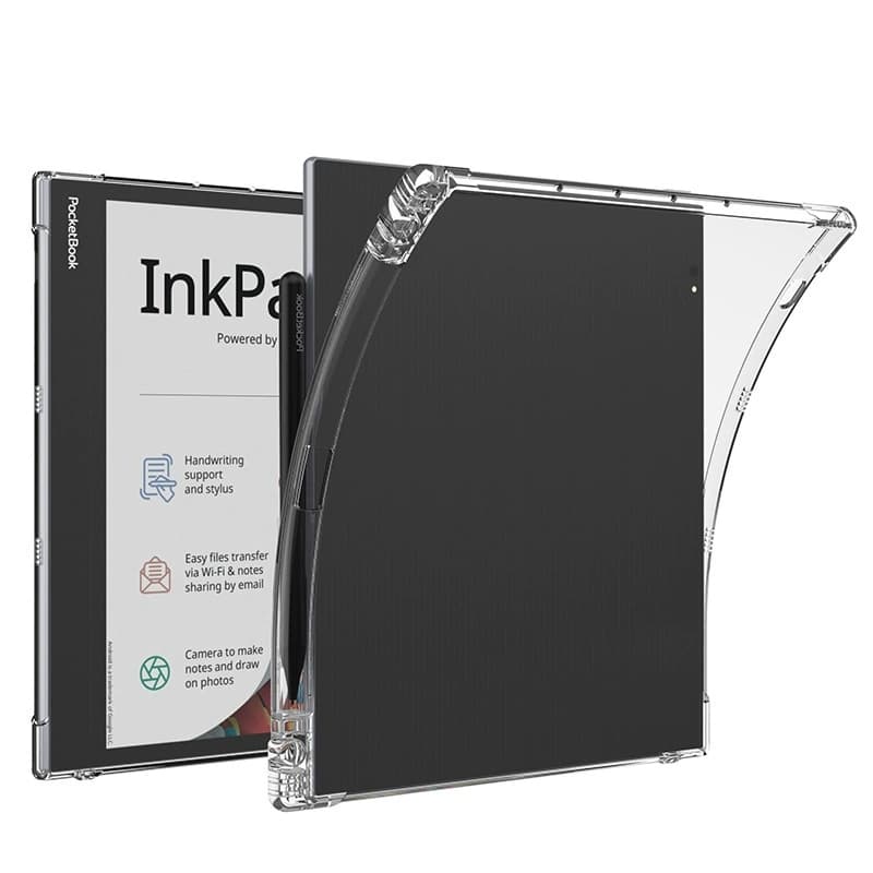 Capa Transparente À Prova De Choque Para Airbag , Protetora Anti-Queda PocketBook InkPad Eo 10.3 Tamanhos PB1042 E-Reade