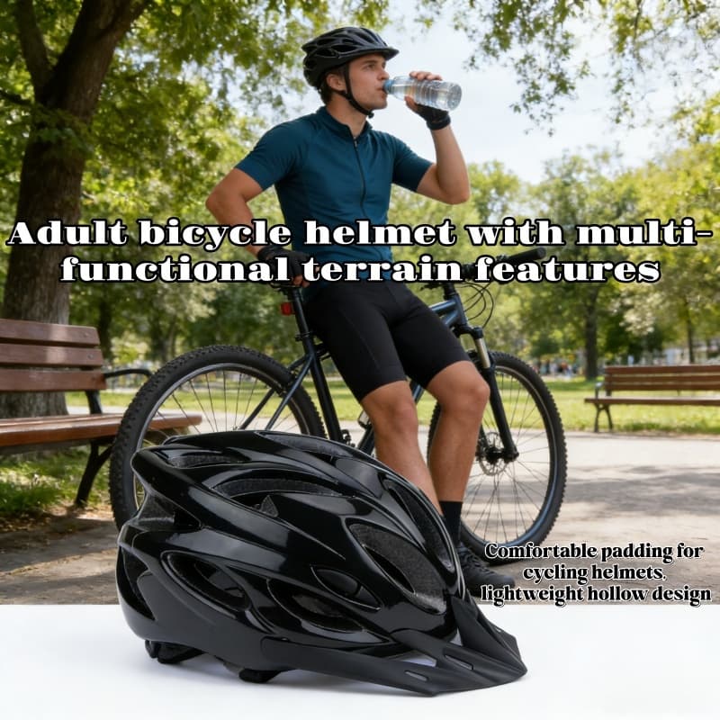 Adequado para capacetes de bicicleta leves para passeios de estrada. Capacete de mountain Bike adota Design de segurança