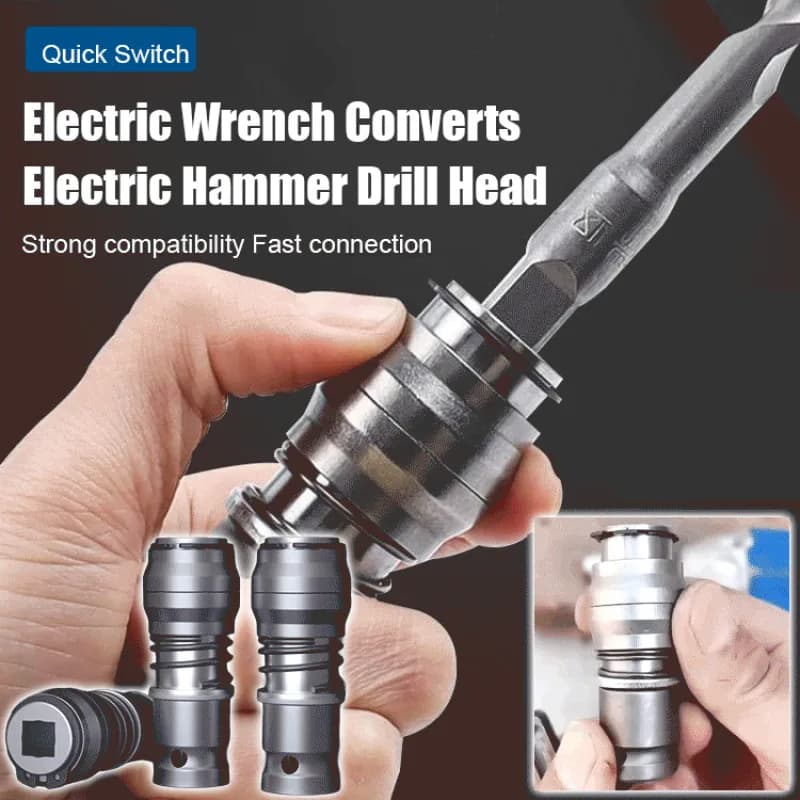 Chave Portátil Universal Para Adaptador De Martelo Interface Quadrada DIY Cabeça De Conversão De Elétrica