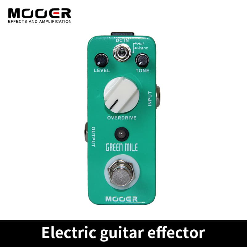 Mooer Green Mile Mini Overdrive Pedal De Efeito De Guitarra Micro Elétrica True Bypass Peças E Acessórios