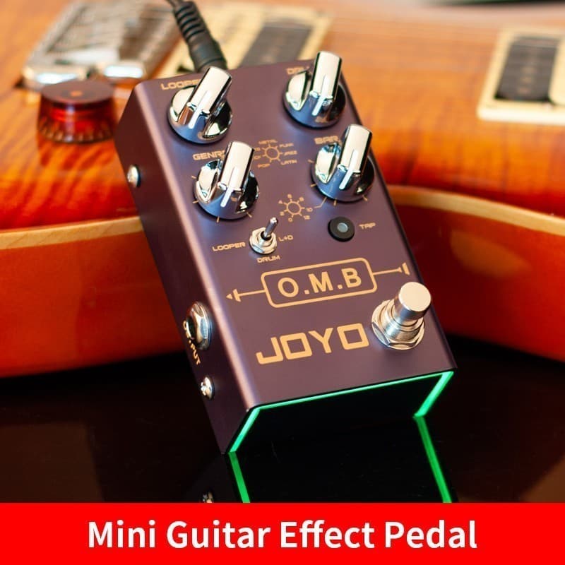 JOYO R-06 Omb LOOPER + Modo De Tambor Efeitos De Guitarra Contagem Automática Peças Acessórios