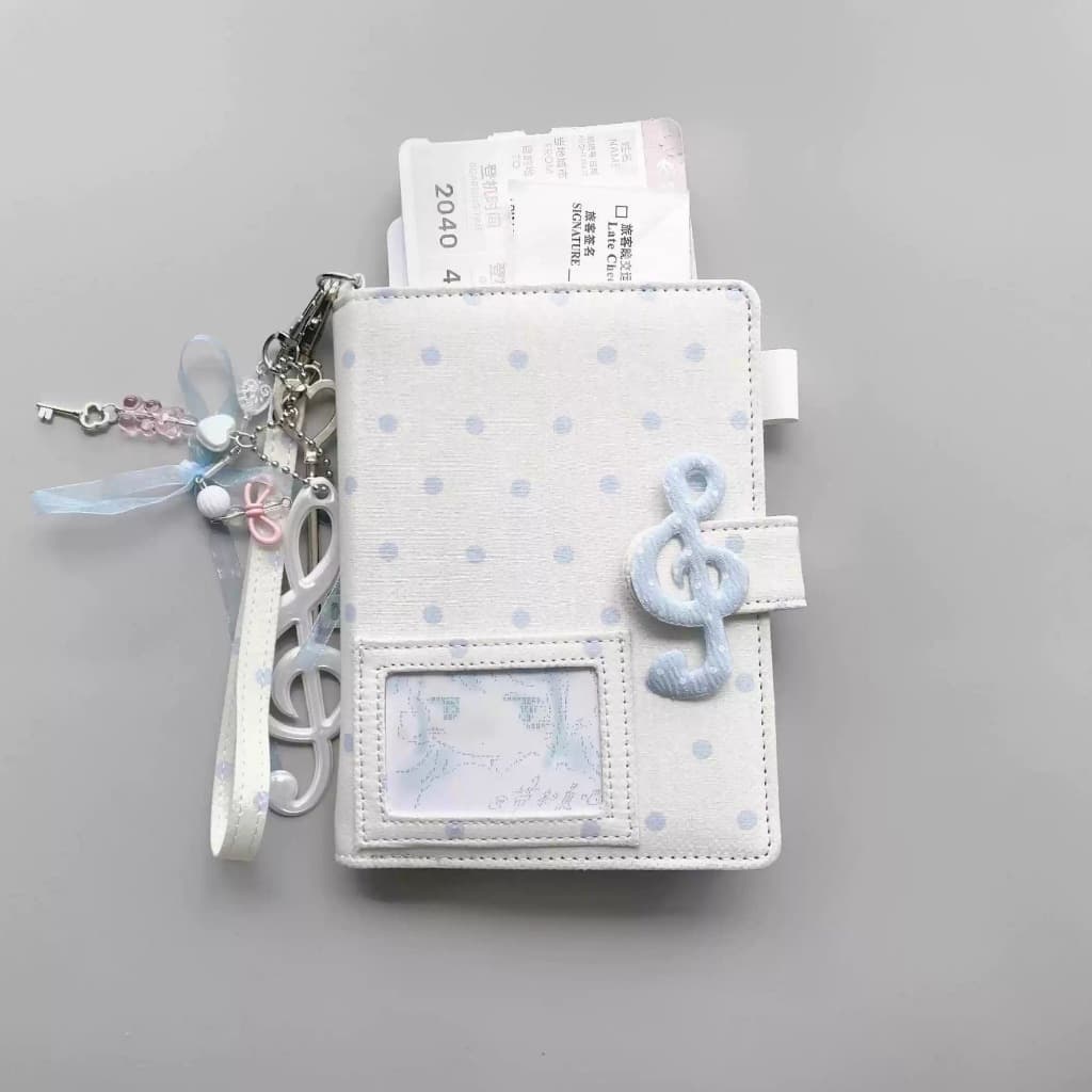 Novo estilo ins Polka Dot Note Porta-passaporte Livro de dor de alto valor Bolsa para passaporte Manual Universal Armaze