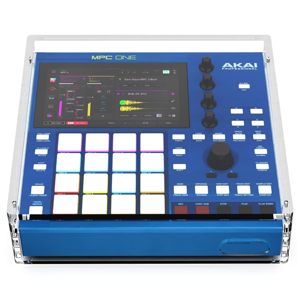 Capa Protetora De Acrílico Geekria Compatível Com Akai Pro MPC One G2/+ , Design Magnético De Abertura E Fechamento (Tra