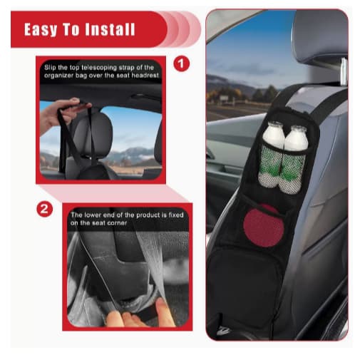 Bolsas De Armazenamento Para Assento De Carro-Vários Bolsos Lateral Do-Rede Assentos Acessórios Carros SUV E Caminhões