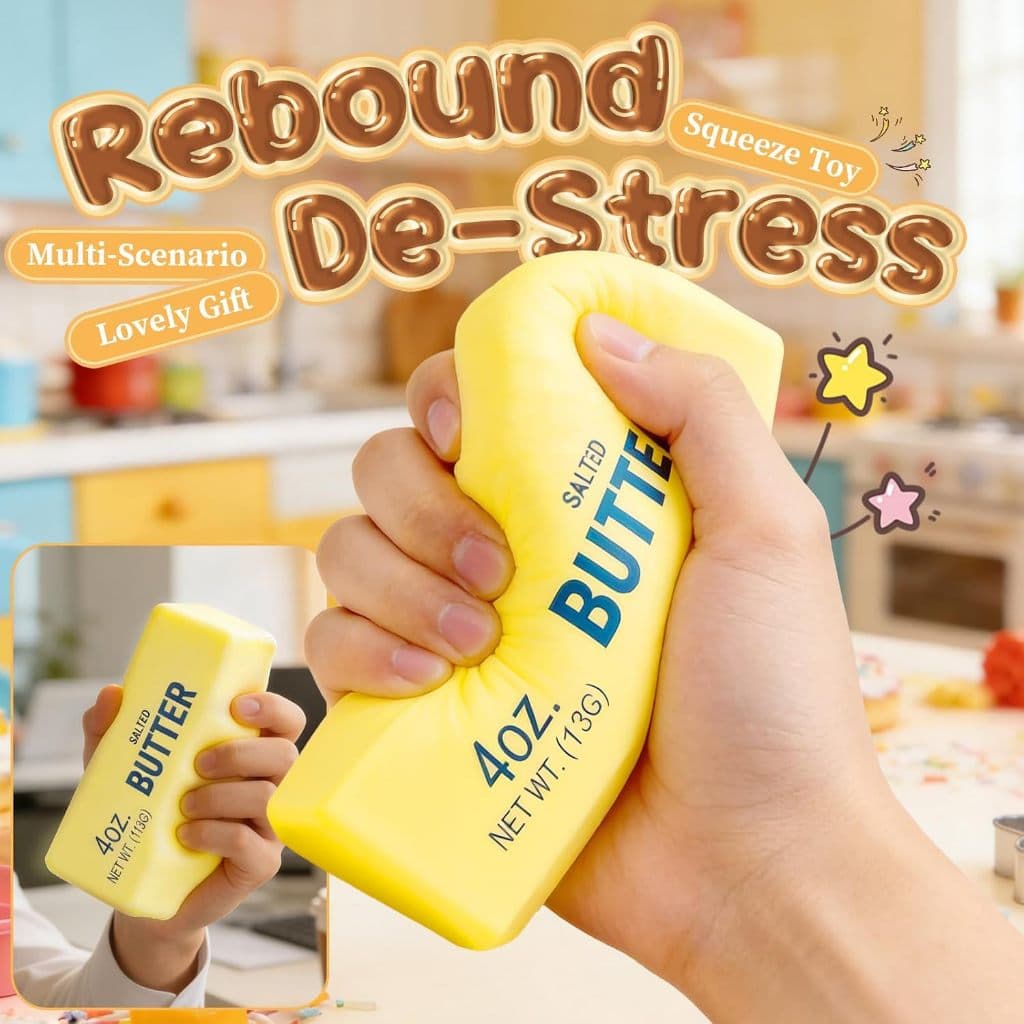 Brinquedo Mole Da Vara Manteiga , Sensorial Recuperação Lenta Para A Ansiedade Do Trabalho E Escola