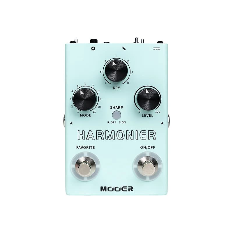 MOOER MVP2 HARMONIER Apresenta 12 Teclas , 11 Modos Harmônicos , Três De timbre vocal E Efeitos reverb Ajustáveis Indivi