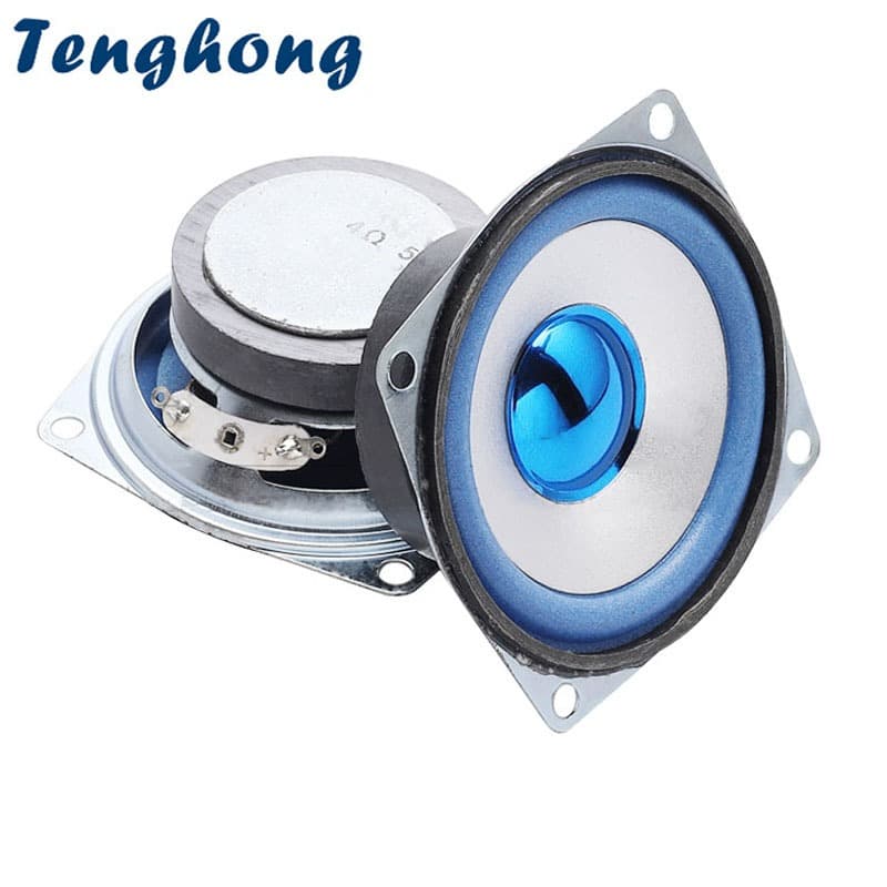 Tenghong 2pcs 2.5 Polegada 66MM 4 Ohm 5W Unidade De Alto-Falante De Áudio De Gama Completa Iluminação Rádio Para Home Th
