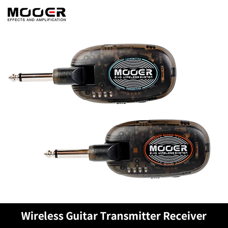 Mooer Air P10 2.4G Conjunto Receptor E Transmissor De Guitarra Sem Fio Recarregável Sistema Faixa De Transmissão De 15 M