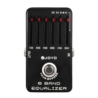JOYO JF-11 Pedal De Efeito Equalizador De 6 Bandas Fornece ± 18dB Para Cada Banda Adequado Guitarra Elétrica/Acústica E