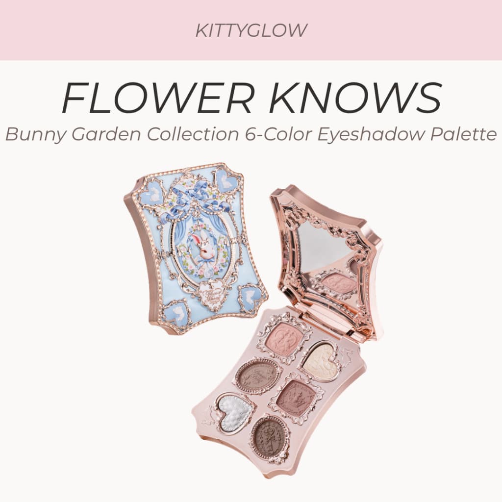FLOWER KNOWS Bunny Garden Collection Paleta De Sombras De 6 Cores
