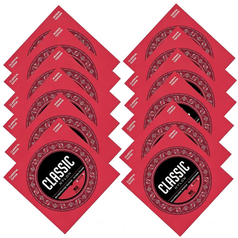 Jogo de cordas nylon encordoamento nilon para violão EJ27N D'Addario tensão normal clássica
