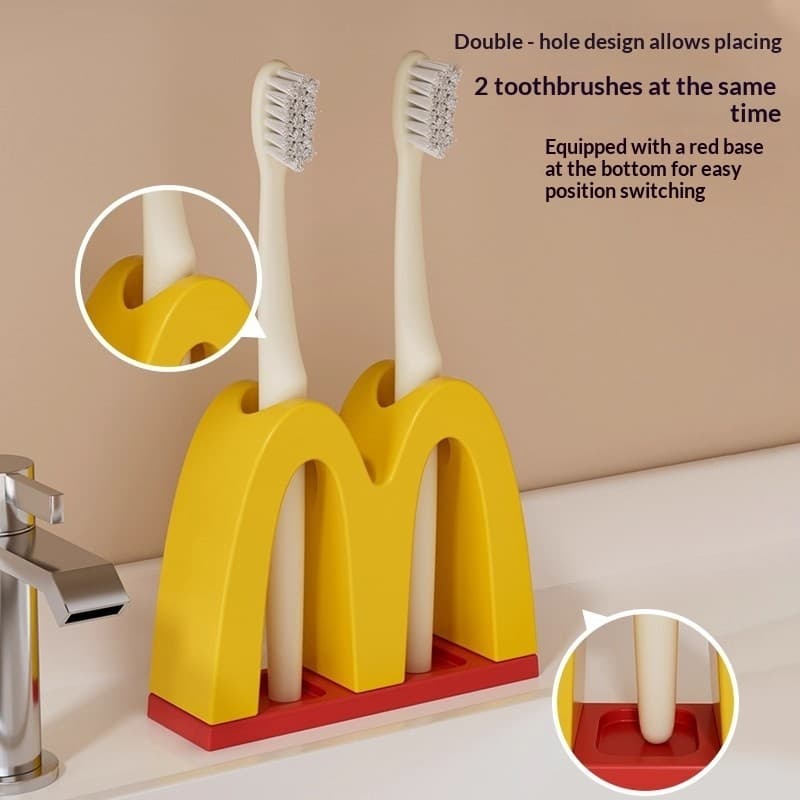 Suporte para Escova de Dentes Sem Furos, Organizador de Pasta de Dentes para Banheiro, Suporte de Parede