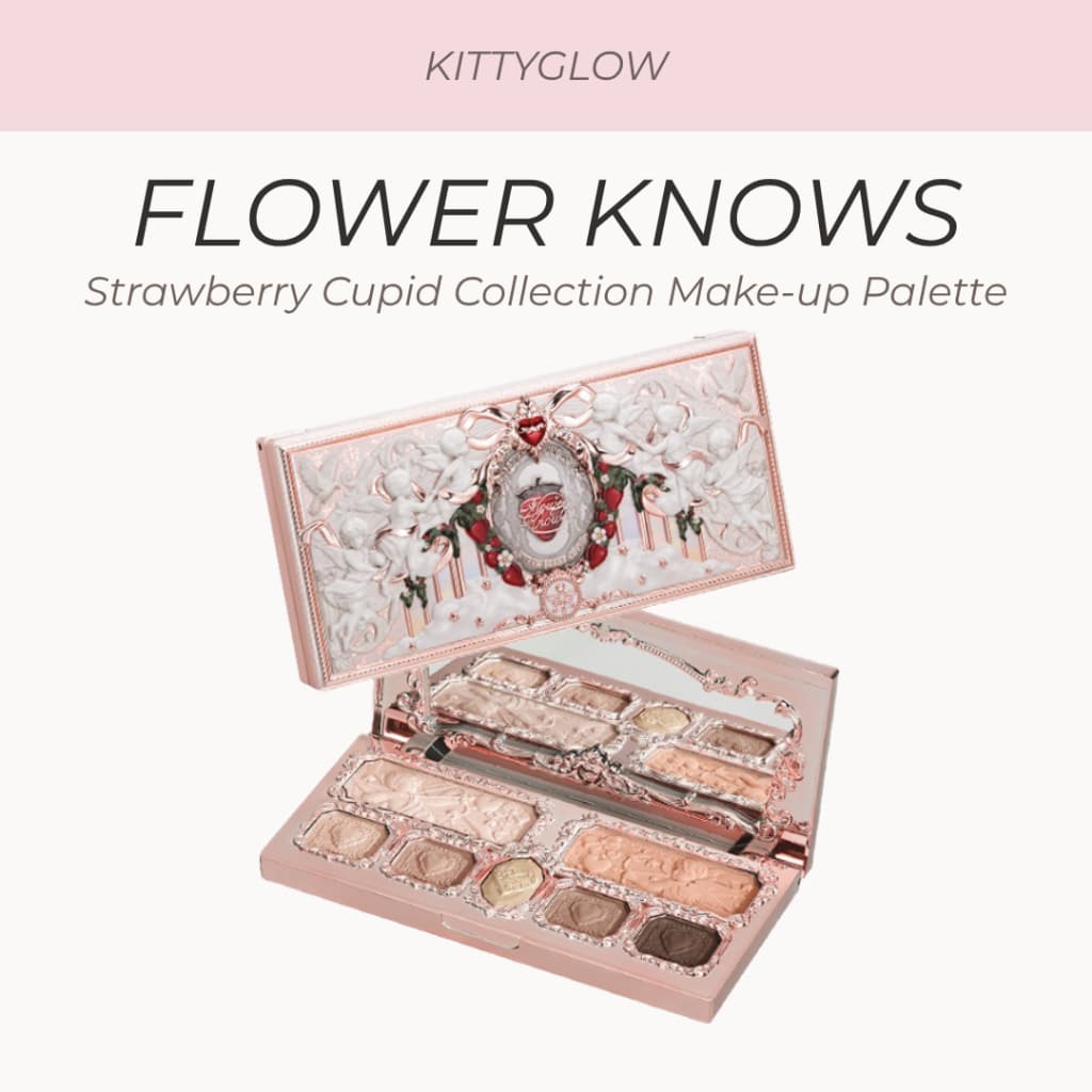 Paleta De Maquiagem FLOWER KNOWS Strawberry Cupid Collection