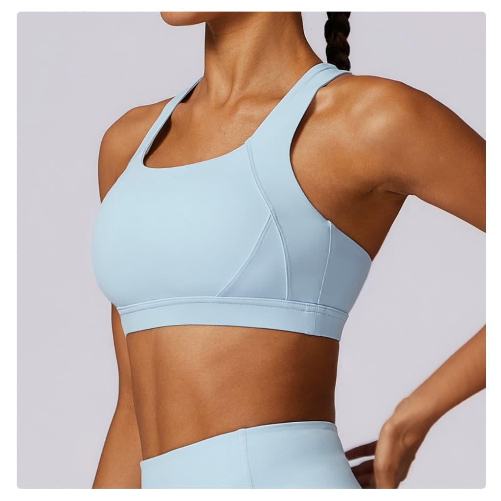 Colete Skinny para ioga, roupa íntima esportiva, à prova de choque, alta intensidade, Pilates, corrida, roupa Fitness ao