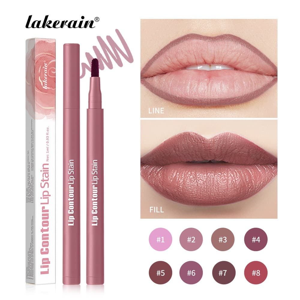 Caneta De Brilho Labial Fosca De Longa Duração , À Prova De Manchas , Resistente A Transferência , Alto Pigmento