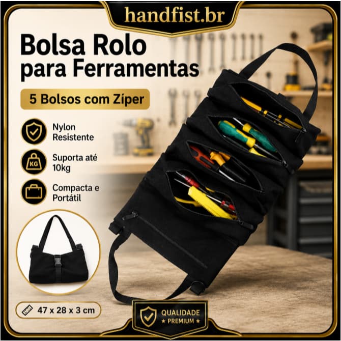Bolsa De Ferramentas Rolo Prático Estojo Ferramenta Maleta