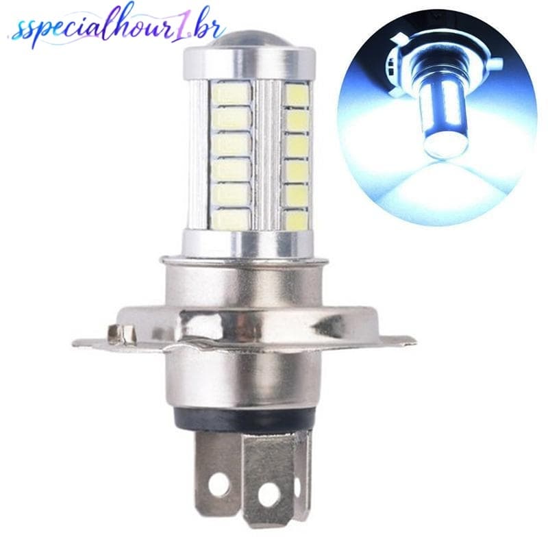 PCL H4 33SMD LED Lâmpada Para Farol De Carro Luz Diurna Branca Motocicleta De Neblina N