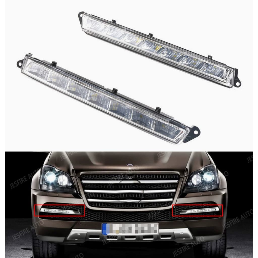 Adequado para 2006-2012 Mercedes-Benz ML-class GL-class X164 W164 amortecedor dianteiro luz de circulação diurna sinal d