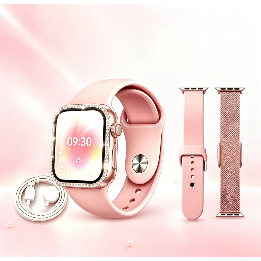 Mini Pro Smart Watch Smartwatch Com Monitor De Frequência Cardíaca , Pressão Arterial E Sono Compatível Android iOS Pron