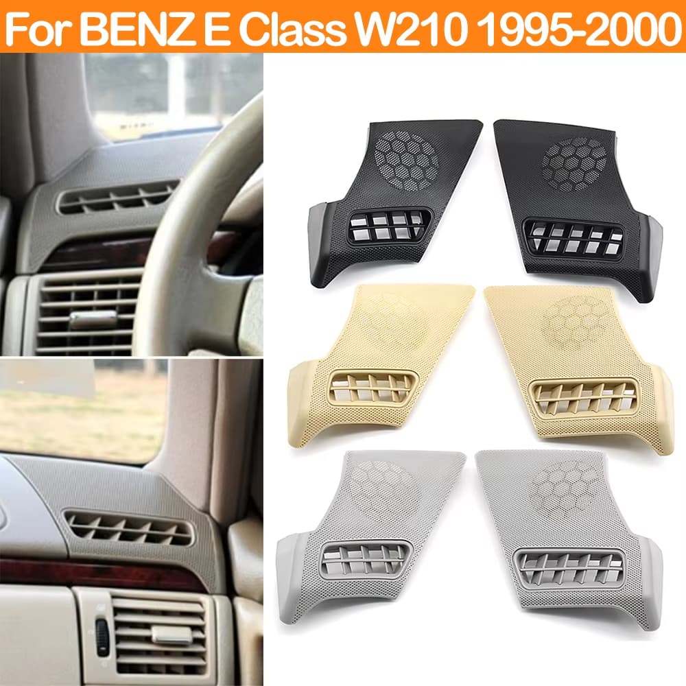 LHD Painel Do Carro Lado Esquerdo Direito AC Ventilação Alto-Falante Grade Capa Para Mercedes Benz W210 E Classe 1995-20