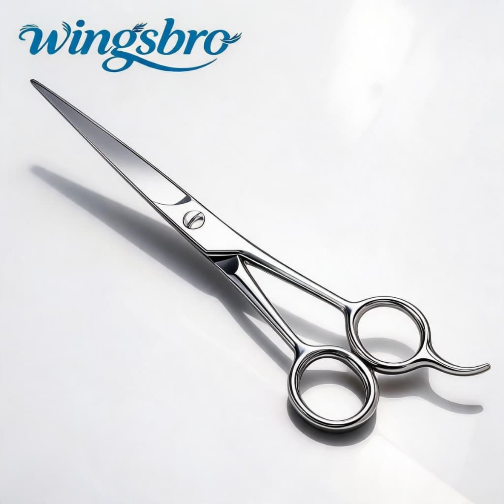 Tesoura De Corte De Cabelo 5,5 "/6,5 7,0 , Lâmina De Aço Inoxidável Premium Com Borda Afiada E Salão , Para Homens , Mulheres , Barbeiro , Crianças , Animais Domésticos
