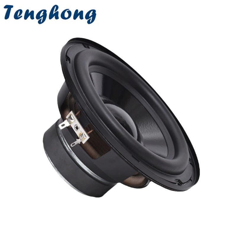 Tenghong 1 Peça 6.5 Tamanhos 4 Ohm 40W Subwoofer Unidade De Alto-Falante IPX5 À Prova D'água Super Bass Para Áudio Home