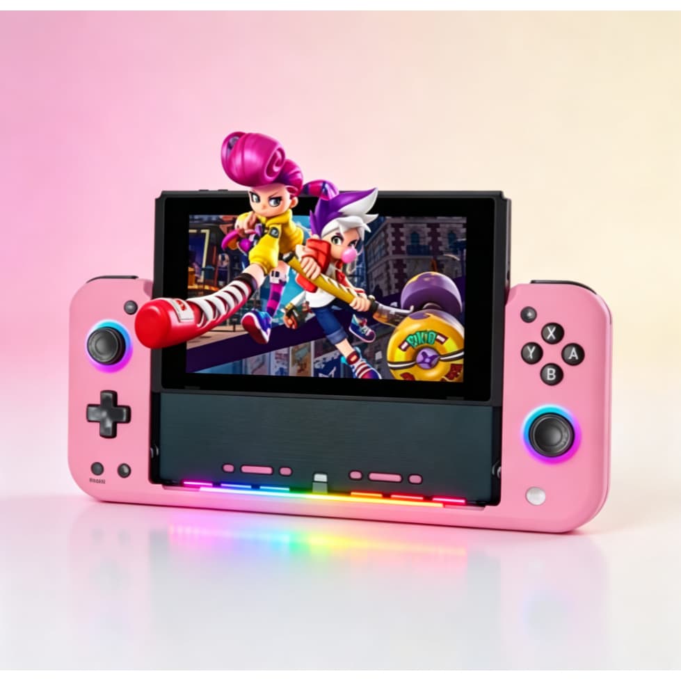 Controlador De Modo Portátil Ergonômico De Tamanho Real , Sem Fio Para Switch/OLED , Substituição De Joystick De Uma Peç