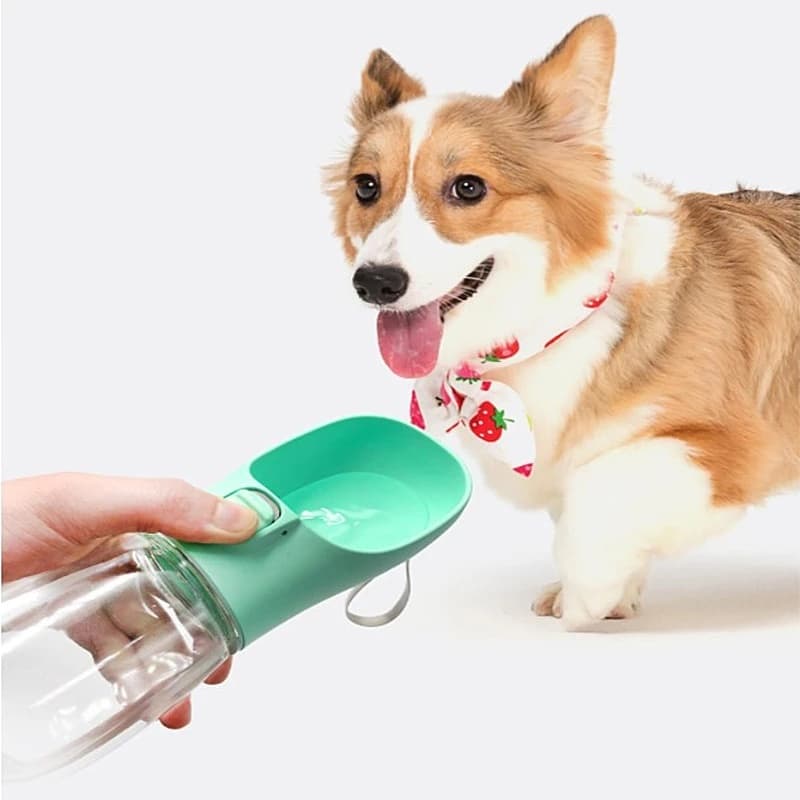 Bebedor Portátil Para Cães , 350/550ML , Garrafa De Água Fonte À Prova De Vazamento , Tigela Beber Gatos , Caminhada Ao