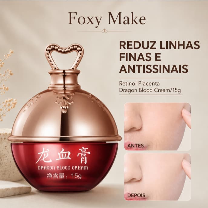 Dragon Blood Cream Creme Antienvelhecimento Para Remoção De Rugas , Clareamento E Hidratante