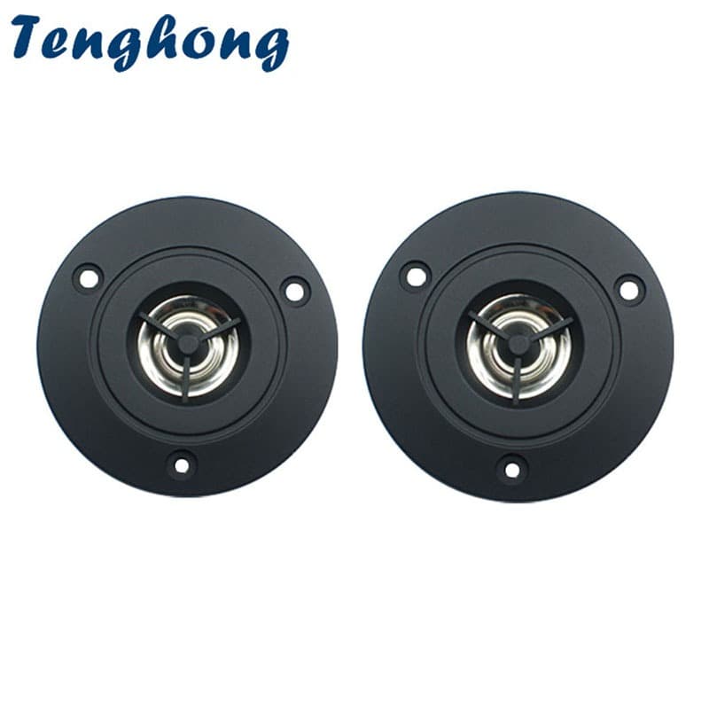Tenghong 2pcs 3 Polegada Alto-Falante De Áudio 4Ohm 10W Agudo Estéreo 74mm Tweeter Para Home Theater DIY